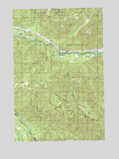 Nagrom, WA USGS Topographic Map