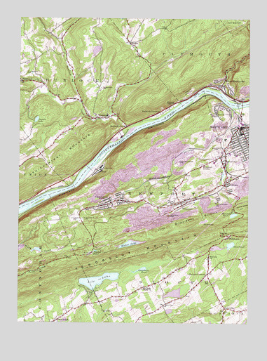 Nanticoke, PA USGS Topographic Map