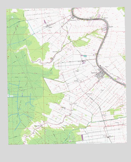 Napoleonville, LA USGS Topographic Map