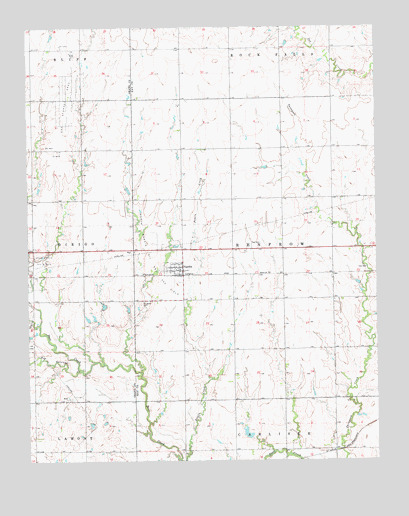 Nardin, OK USGS Topographic Map