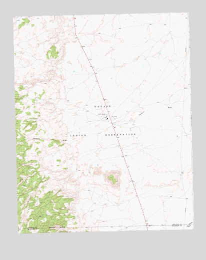 Naschitti, NM USGS Topographic Map
