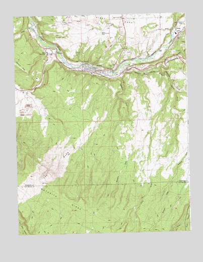 Naturita, CO USGS Topographic Map