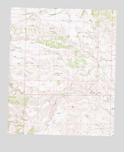 Bell Mountain, NM USGS Topographic Map