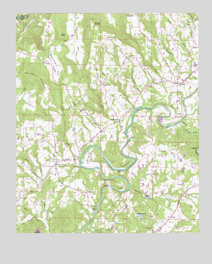 Nectar, AL USGS Topographic Map