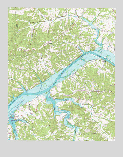 Needmore, TN USGS Topographic Map