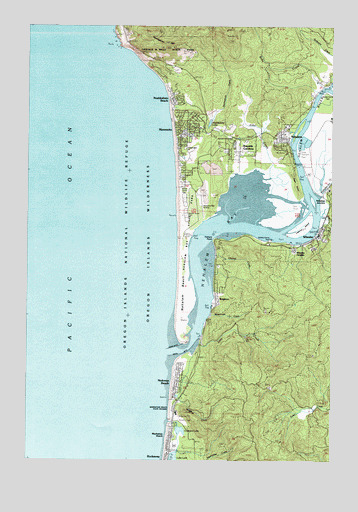Nehalem, OR USGS Topographic Map