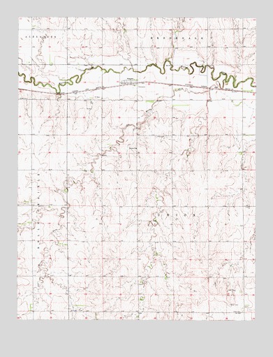 Nekoma, KS USGS Topographic Map