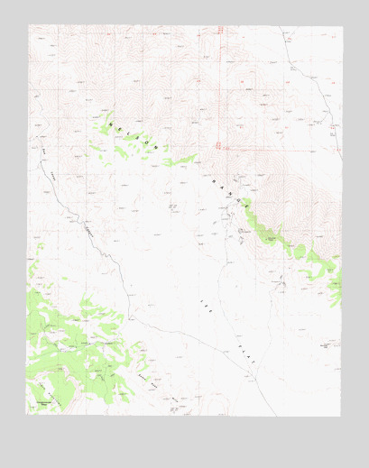 Nelson Range, CA USGS Topographic Map