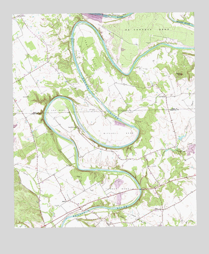Nemo, TX USGS Topographic Map