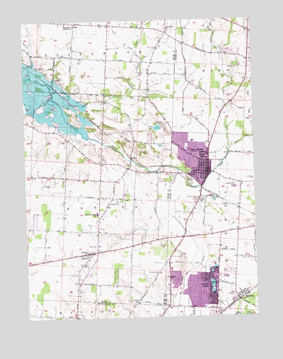 New Carlisle, OH USGS Topographic Map