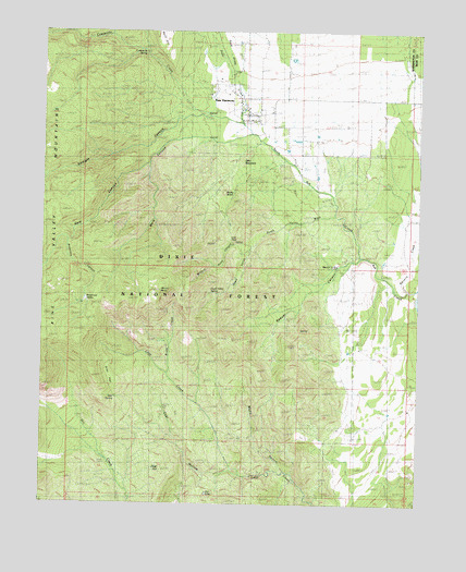 New Harmony, UT USGS Topographic Map