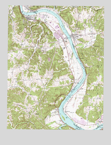 New Haven, WV Topographic Map - TopoQuest