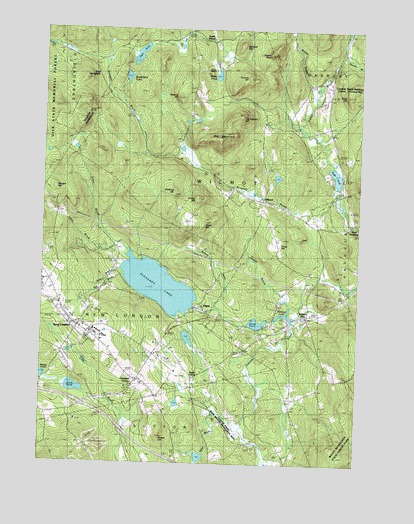 New London, NH USGS Topographic Map