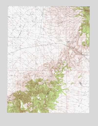 New Pass, NV USGS Topographic Map