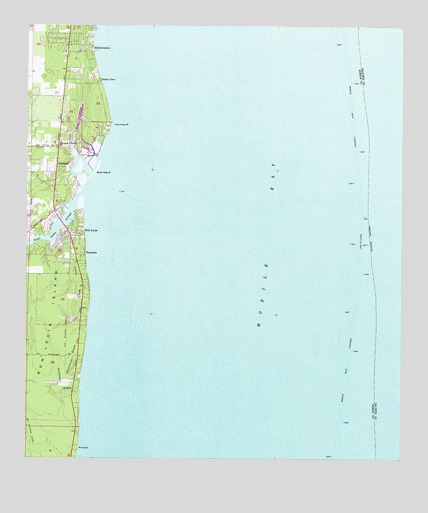 Bellefontaine, AL USGS Topographic Map