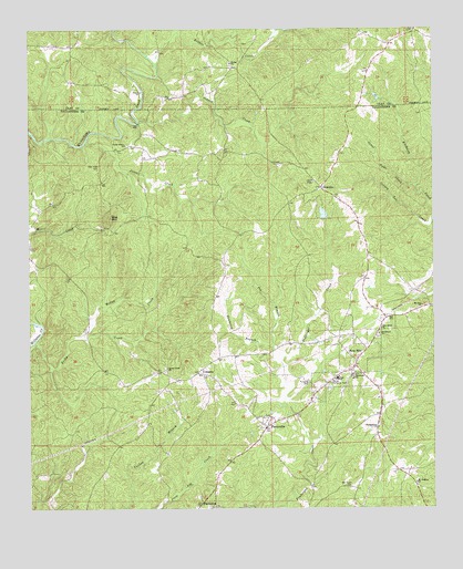 New Site, AL USGS Topographic Map