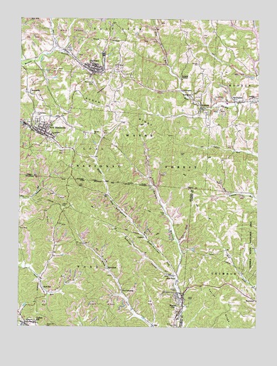 New Straitsville, OH USGS Topographic Map