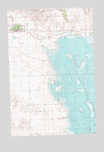 New Town, ND USGS Topographic Map