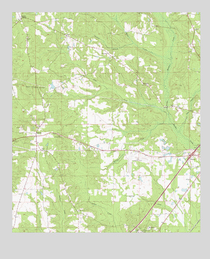 Belleville, AL USGS Topographic Map