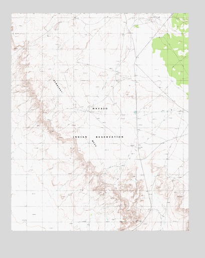 Newberry Mesa, AZ USGS Topographic Map