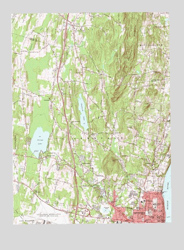 Newburgh, NY USGS Topographic Map
