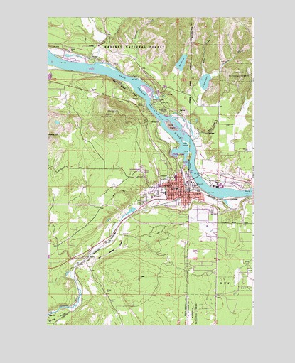 Newport, WA USGS Topographic Map