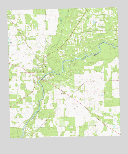 Newton, GA USGS Topographic Map