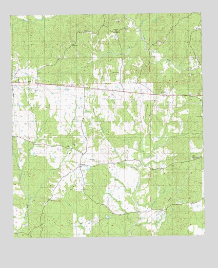 Newtonia, MS USGS Topographic Map