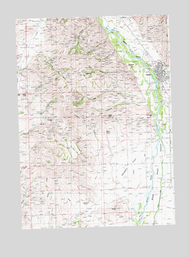 Bellevue, ID USGS Topographic Map