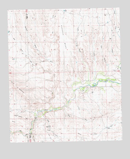 Nichols Canyon, NM USGS Topographic Map