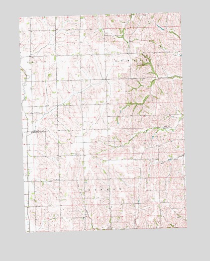 Nickerson NE, NE USGS Topographic Map