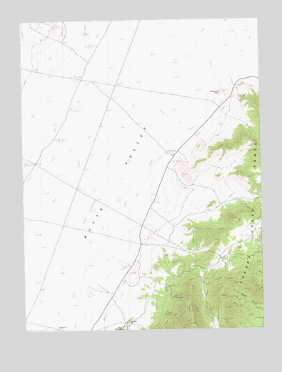 Ninemile Well, NV USGS Topographic Map