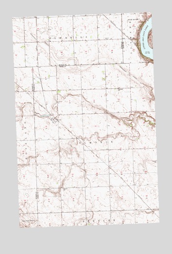 Niobe, ND USGS Topographic Map