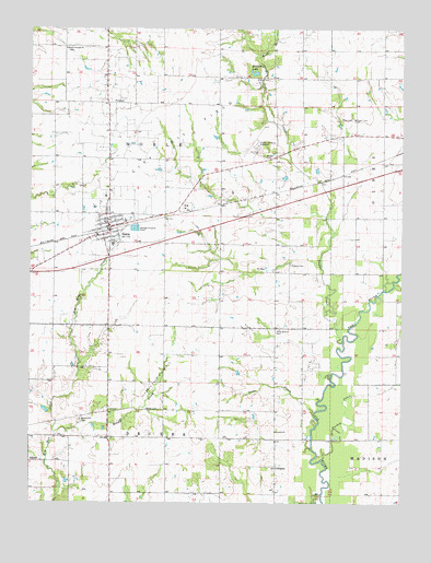 Noble, IL USGS Topographic Map