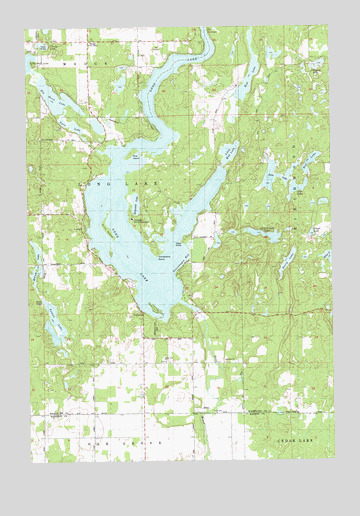 Nobleton, WI USGS Topographic Map