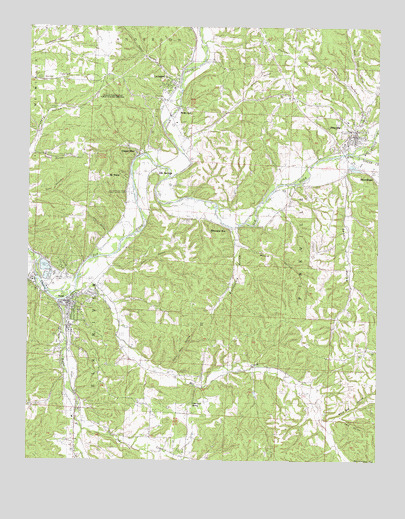 Noel, MO USGS Topographic Map