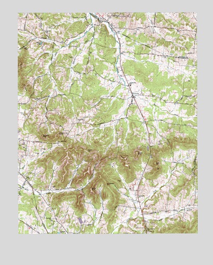 Nolensville, TN USGS Topographic Map