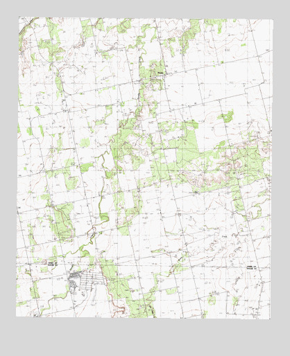 Noodle, TX USGS Topographic Map