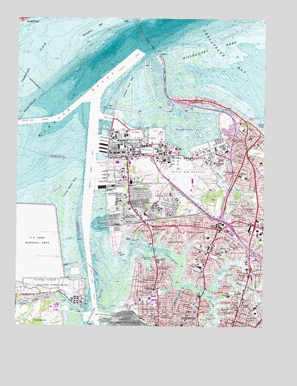 Norfolk North Va Topographic Map Topoquest