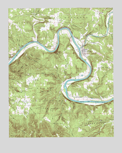 Norfork, AR USGS Topographic Map