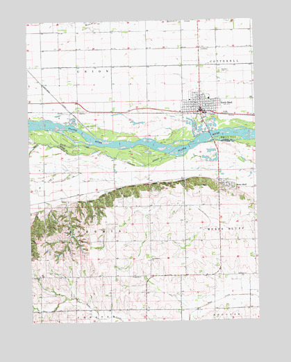 North Bend, NE USGS Topographic Map
