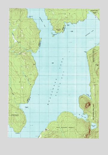 North East Carry, ME USGS Topographic Map