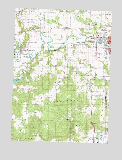 North Freedom, WI USGS Topographic Map