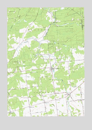 North Lawrence, NY USGS Topographic Map