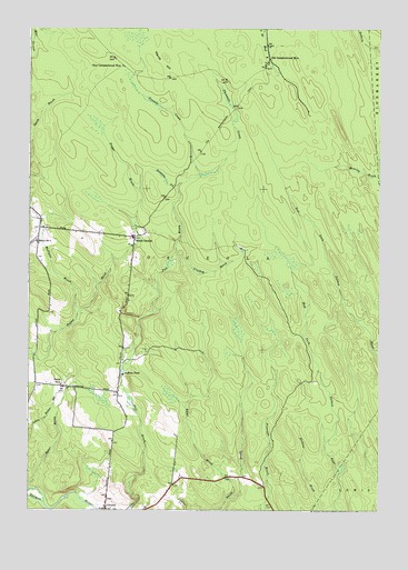 North Osceola, NY USGS Topographic Map