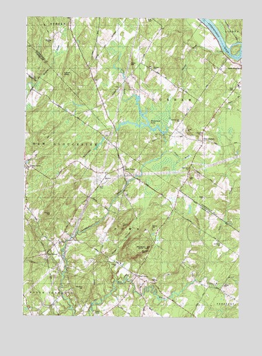 North Pownal, ME USGS Topographic Map