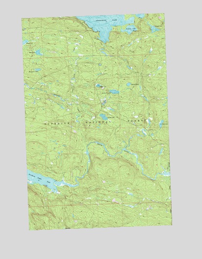 Northern Light Lake, MN USGS Topographic Map