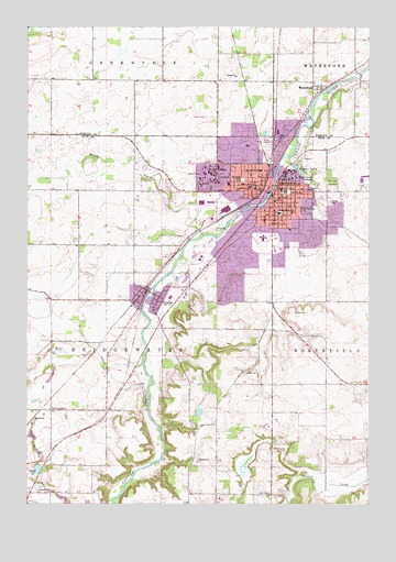 Northfield, MN USGS Topographic Map