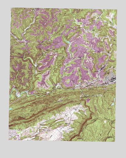 Norton, VA USGS Topographic Map