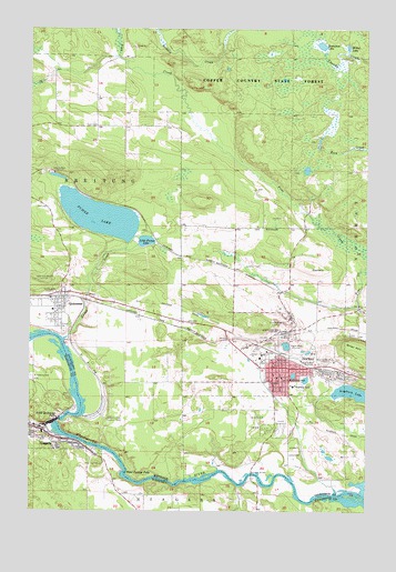 Norway, MI USGS Topographic Map
